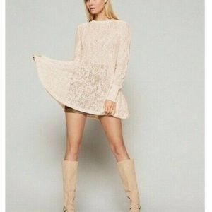 Free People lace top